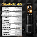 Бездротова тату-машинка Ambition Soldier 270 Black, фото 3