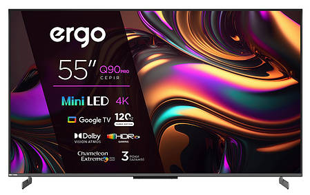 Телевізор ERGO Mini LED 55MQ90PRO, фото 1