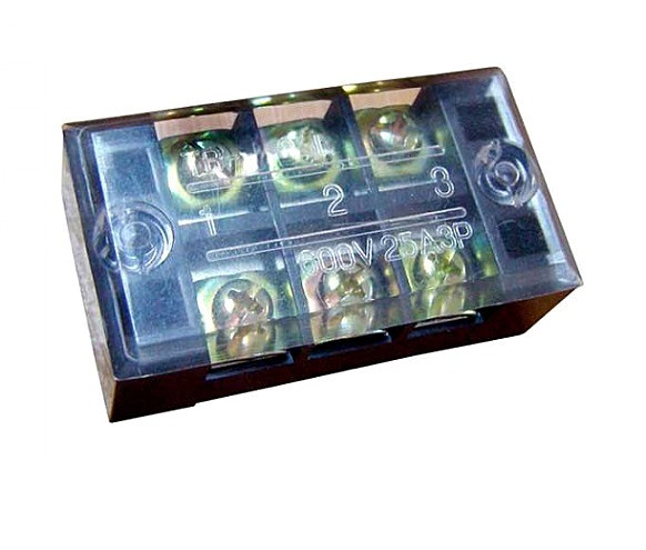 Клемна колодка ТВ-4503 45A 3P гвинтова TechnoSystems