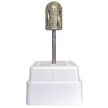 Алмазні насадки фрези для апаратного педикюру TWISTER Синя 180 грит 10мм, фото 2