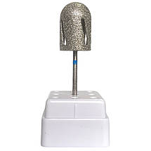 Алмазні насадки фрези для апаратного педикюру TWISTER Синя 180 грит 10мм, фото 4