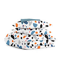 Євро постіль з простирадлом на гумці GEMSTONES CS12 Cosas помаранчевий 200х220 см, 8569780 - 354