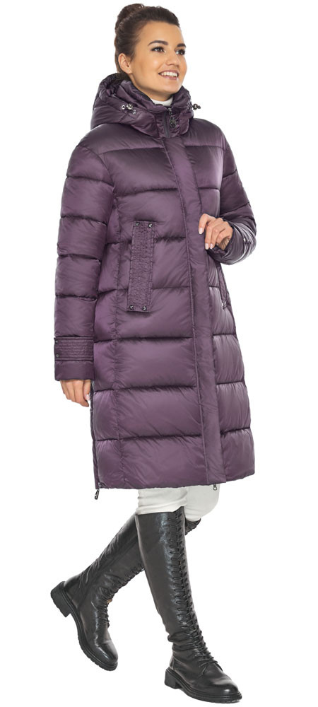 Зимова баклажанова жіноча курточка модель 57400 44 (XS)