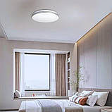 Накладний світильник з пультом ДУ 50W 350 мм ULM-0027, LED люстра кругла з пультом, фото 3