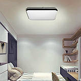 LED світильник квадратний накладний 50W з пультом ДК ULM-1017 300 мм, люстра пульт дистанційного керування, фото 2