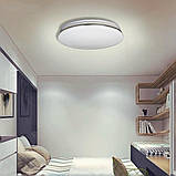 LED світильник накладний 50W з пультом ДУ ULM-0430 350 мм, люстра пульт дистанційного керування, фото 3