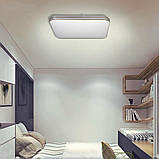 LED світильник накладний квадратний 90W з пультом дистанційного керування ULM-1130 450мм, люстра пульт дистанційного керування, фото 2