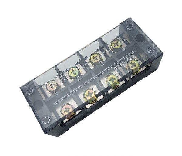 Клемна колодка ТВ-1004 100A 4P гвинтова TechnoSystems