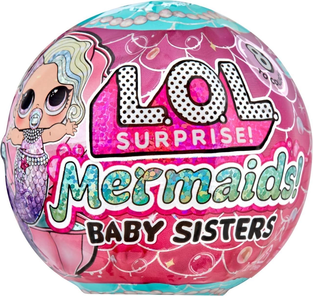 Лялька лол русалоньки сестрички LOL Surprise Mermaids Baby Sisters with Color Change Tail