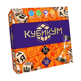 Настільна гра "КубікУм" Danko Toys G-KU-01U українською мовою, Toyman