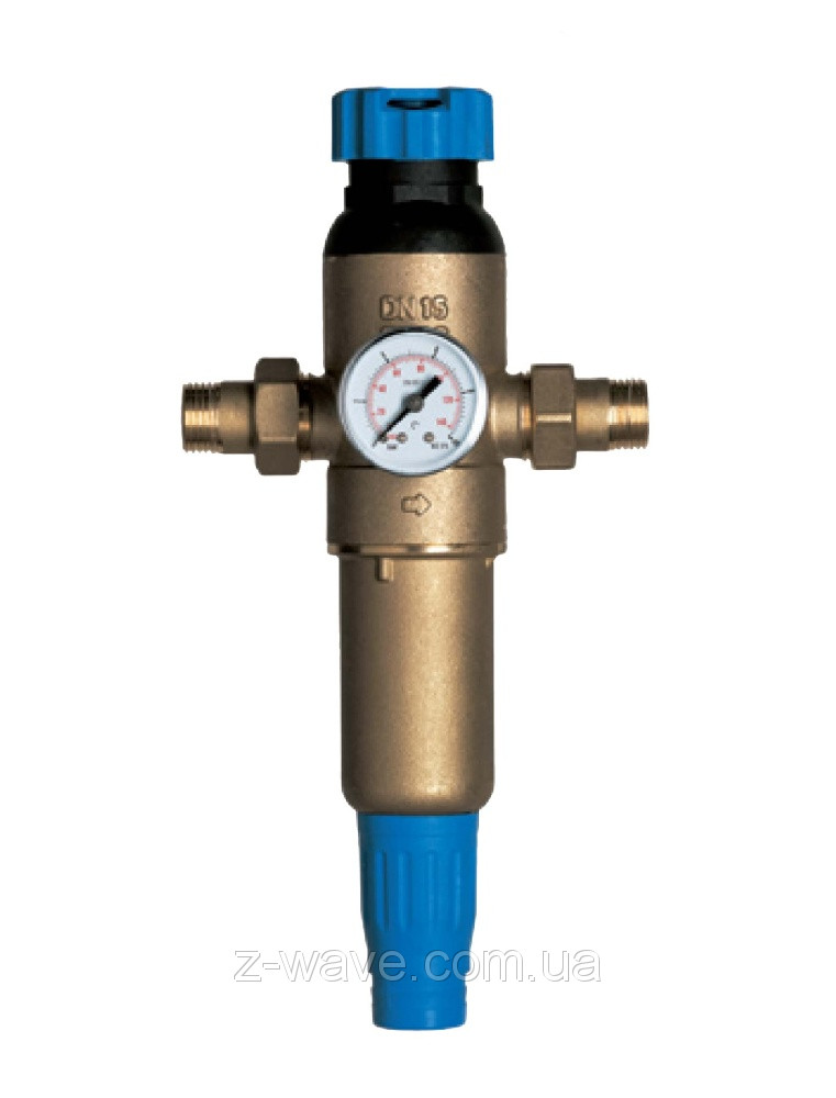 Промивний фільтр для води Ecosoft FM-S1/2HW-R з регулятором тиску, фото 1
