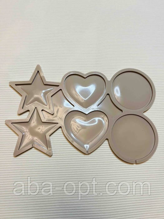 Форма силіконова для льодяників на 6 виробів 20 х 13 см Асорті ( шт ), фото 1