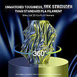 Пластик SUNLU Silk PLA+ Dual Color Red Gold, Reusable Spool v3, 1.75, 1кг, 205-230℃, Червоний Золотий філамент для 3Д-друку, фото 8