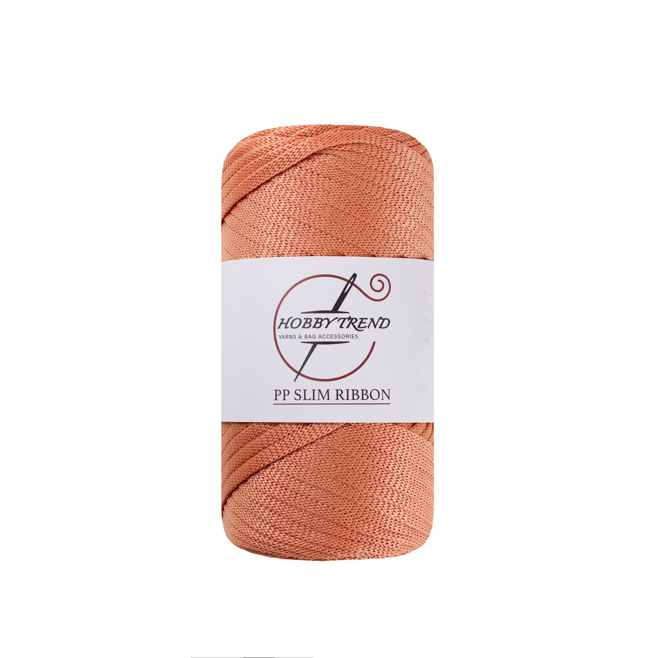 Шнур трикотажний ПП Hobby Trend Slim Ribbon. Іриска 250 г, 140 м, 5 мм