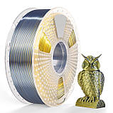 Пластик філамент для 3Д-друку SUNLU Silk PLA+ Dual Color Black Gold (02750321Z), ReusableSpool3, 1.75, 1кг, 205-230℃, Чорний Золот, фото 6