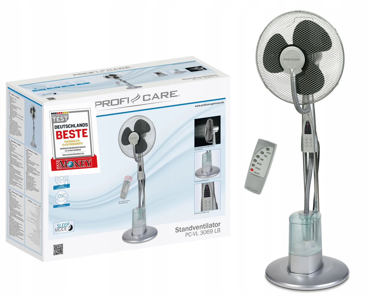 Вентилятор підлоговий ProfiCare PC-VL 3069 LB