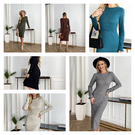 Приталена сукня ангора, фото 1