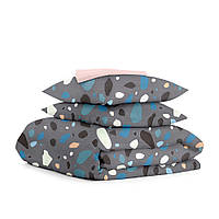 Євро постіль з простирадлом на гумці GEMSTONES CS9 Cosas сірий 200х220 см, 8569777 - 338