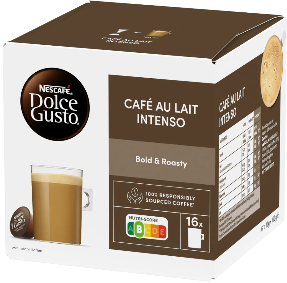Dolce Gusto Cafe Au Lait Intenso (Порцій-16, об'єм напою 180мл), фото 1