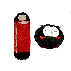 Дитячий спальний мішок плюшева іграшка подушка TOPA Божественне Корівка 120 см Червоний Baby sleeping bag Size S, фото 2