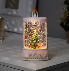Новорічний музичний нічник-світильник XMAS wdl 23005c Музична свічка, фото 3