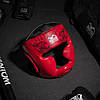 Боксерський шолом Phantom Muay Thai Full Face Red (капа в подарунок), фото 4