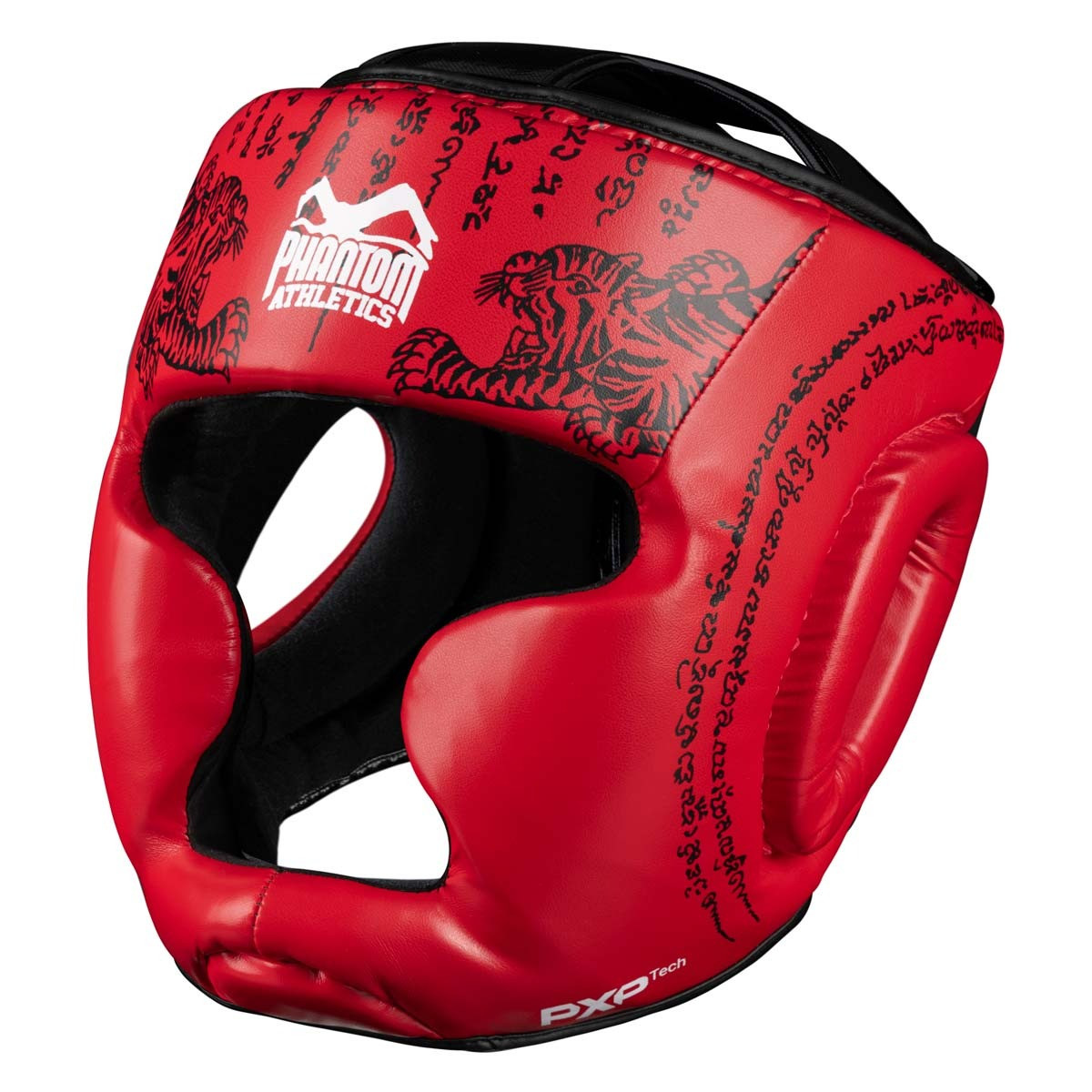 Боксерський шолом Phantom Muay Thai Full Face Red (капа в подарунок), фото 1
