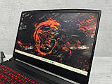 Ігровий ноутбук Msi Katana GF66 11UD i7-11800H 3050 Ti 16gb ddr4 512gb ssd 15.6" 144Hz, фото 4