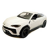 Машинка Джип на радіокеруванні Lamborghini Urus Ламборгіні 1:18 біла акум світло 28*9*11см (866-1801B), фото 4