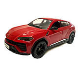 Машинка Джип на радіокеруванні Lamborghini Urus Ламборгіні 1:18 червона акум світло 28*9*11см (866-1801B), фото 3