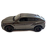 Машинка Джип на радіокеруванні Lamborghini Urus Ламборгіні 1:18 сіра акум світло 28*9*11см (866-1801B), фото 5