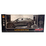 Машинка Джип на радіокеруванні Lamborghini Urus Ламборгіні 1:18 сіра акум світло 28*9*11см (866-1801B), фото 6