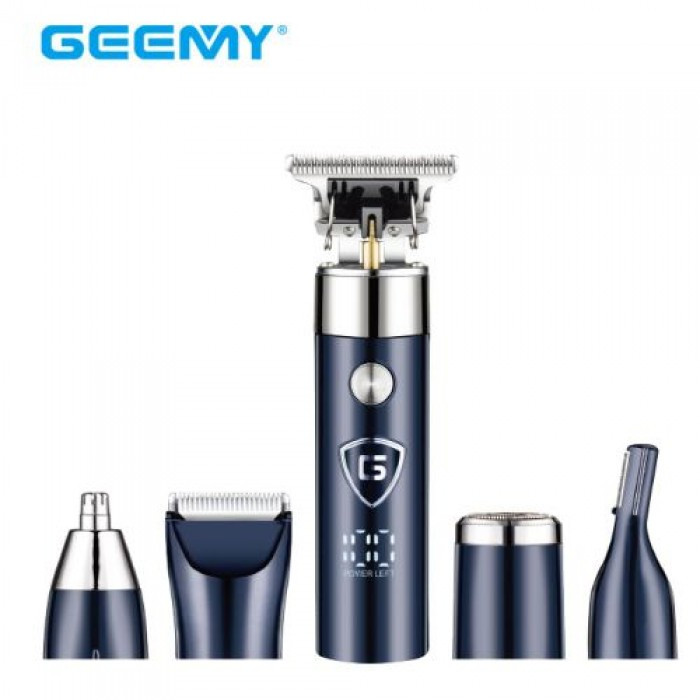 Тример акумуляторний багатофункціональний Geemy GM-8012 4в1 з бритвою 5W