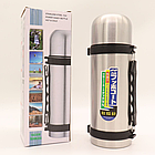 Хромований термос 750 мл з чашкою та ручкою, Originals / Вакуумний термос для чаю та кави / Термос у похід, фото 10