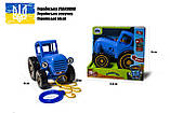 Інтерактивна музична іграшка Синій Трактор з українськими сучасними піснями, фото 2