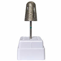 Алмазні насадки фрези для апаратного педикюру /конус Зелена 80 грит 16мм