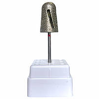 Алмазні насадки фрези для апаратного педикюру /конус Червона 120 грит 13мм