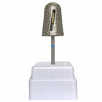 Алмазні насадки фрези для апаратного педикюру/конус Синя 180 грит 16мм