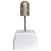 Алмазні насадки фрези для апаратного педикюру TWISTER Червона 120 грит 13мм