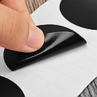 Набір наклейок на баночки для спецій 4см, 20шт, Чорні / Етикетки на банки для сипучих / Наклейки для приправ, фото 8