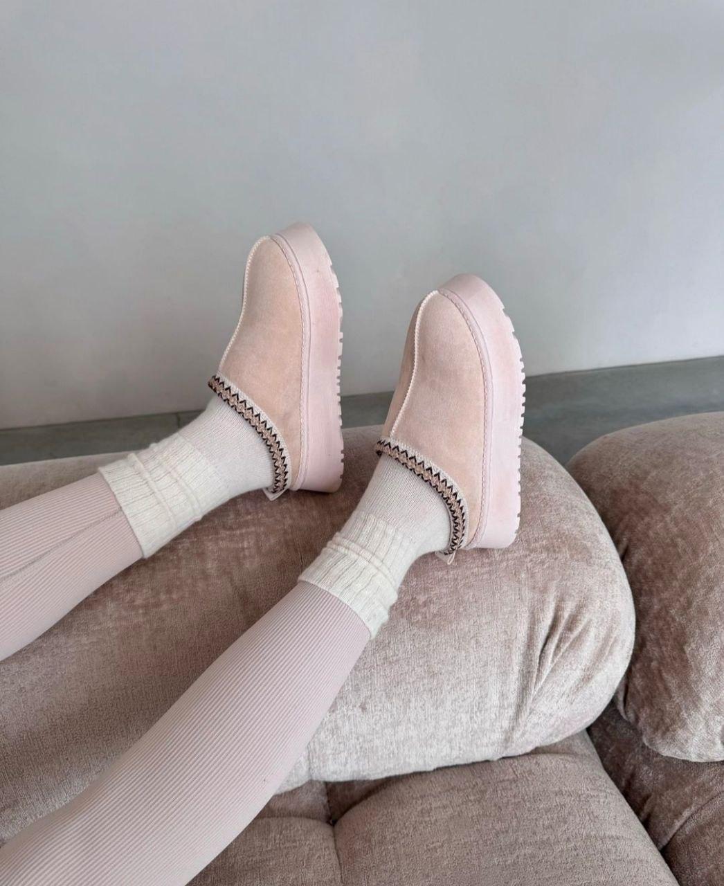 Cабо уги ugg тапки БАЖОВІ в дію Україна KHAKI на високій підошві без задника з утепленою устілкою жіночі