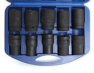 Набір ударних головок Falon Tech 10 шт 1" 17-41 мм FT1088, фото 3