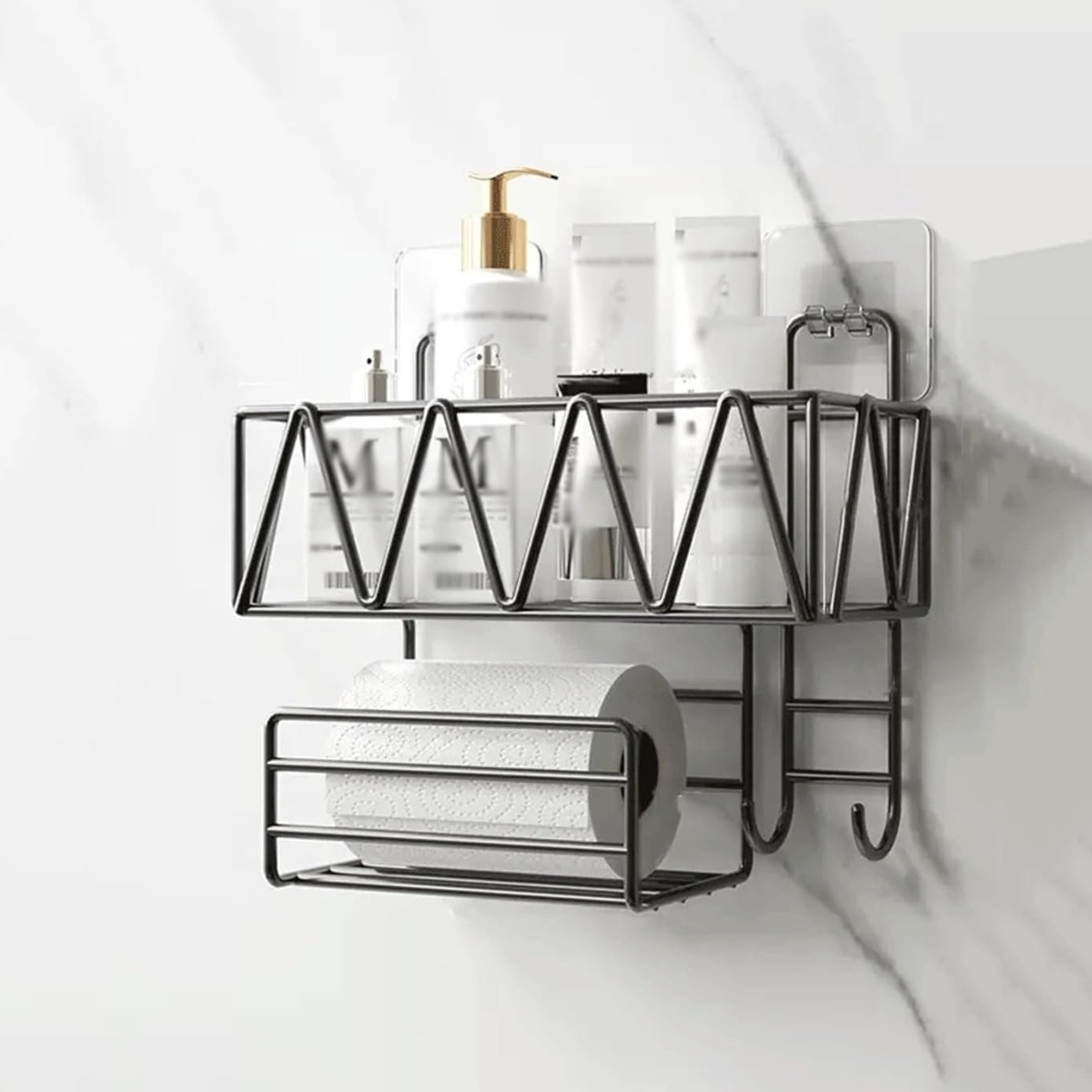 Полиця настінна з тримачем Modern Home 30 х 12.5 х 23 см (M50228-S)