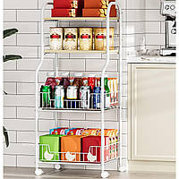 Етажерка на колесах Shelf On Wheels 43 х 35 х 115 см (M50213-S)