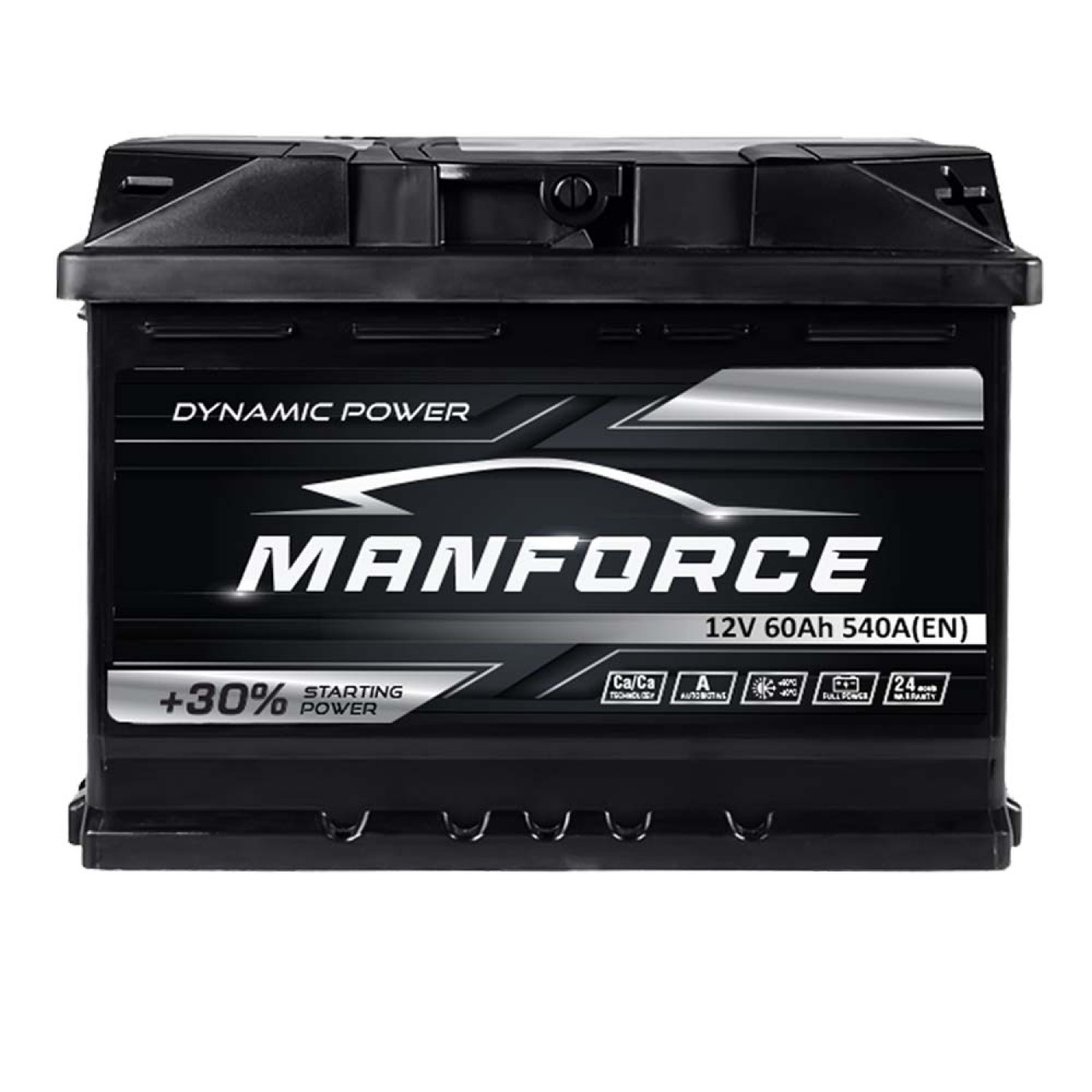 Акумулятор автомобільний MANFORСE 60A*г 540A R+ (правий +) MF L2