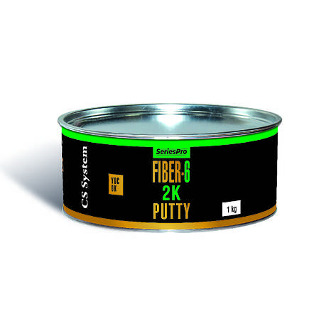Шпаклівка зі скловолокном CS SYSTEM FIBER-6 SeriesPro SOFT 1кг, фото 1