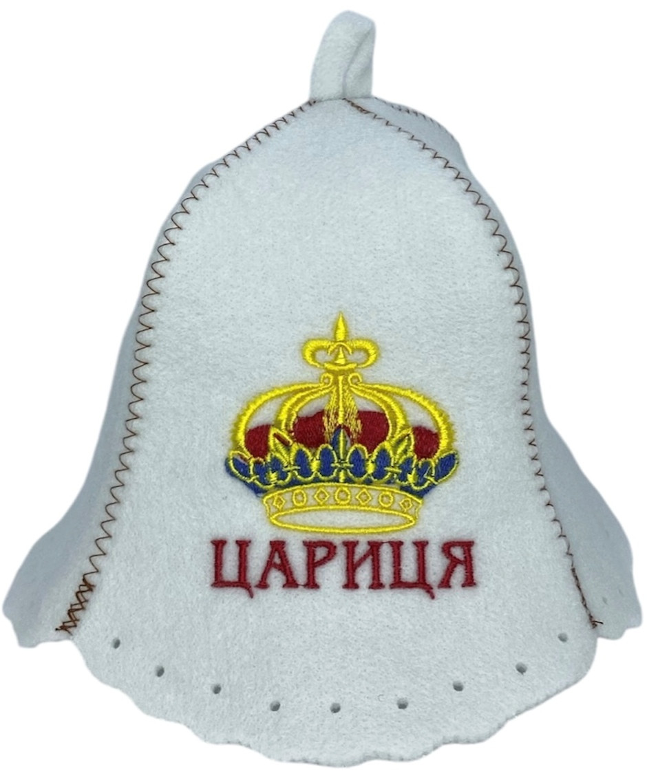 Шапка для лазні та сауни з поліестеру Цариця