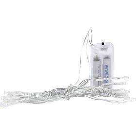 Гірлянда LED на 2-х батарейках 30 лампочок 4 метри мультиколір [tsi250776-TSI]