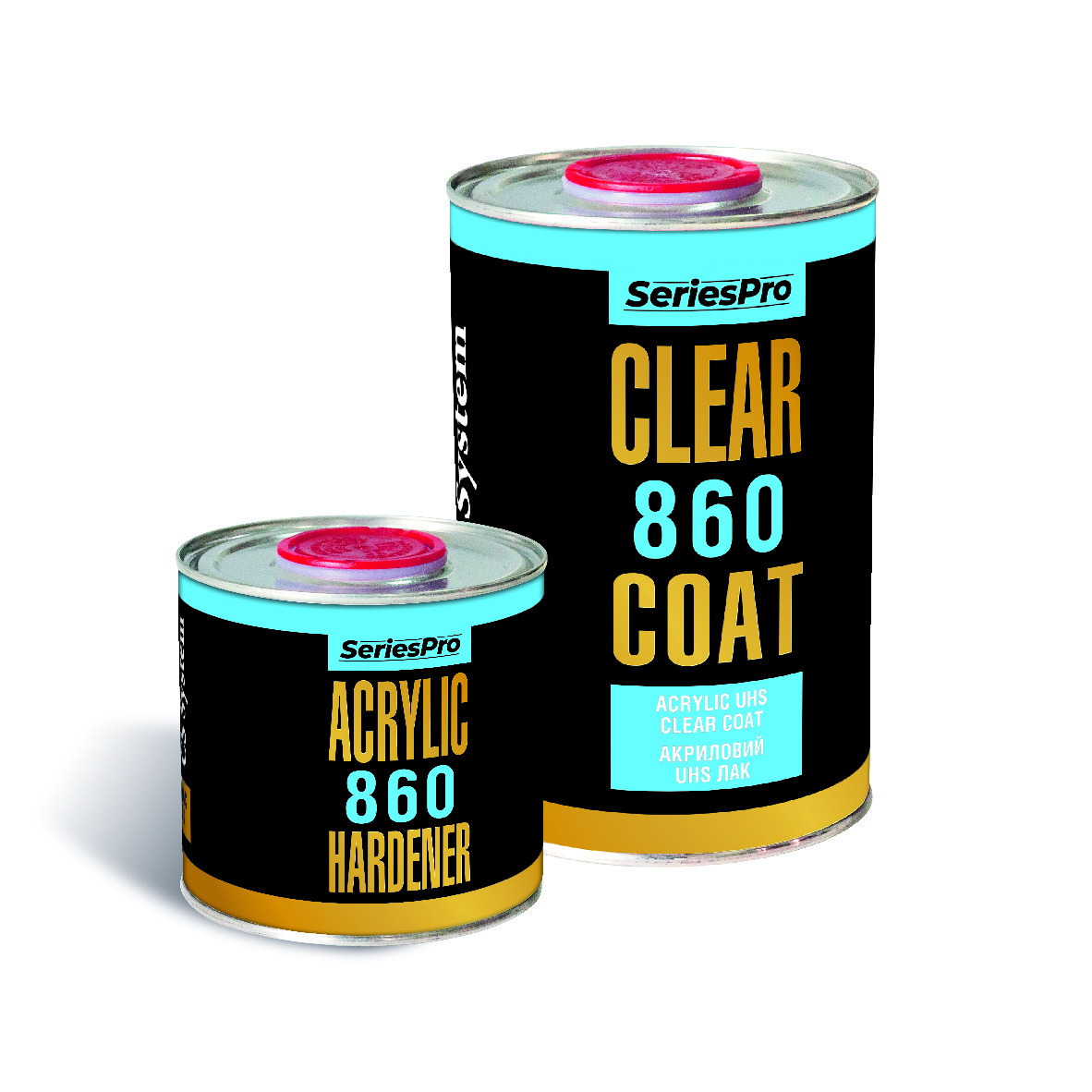 Лак акриловий автомобільний CS System SeriesPro Clear Coat UHS 860 комплект із затверджувачем 1,5 л