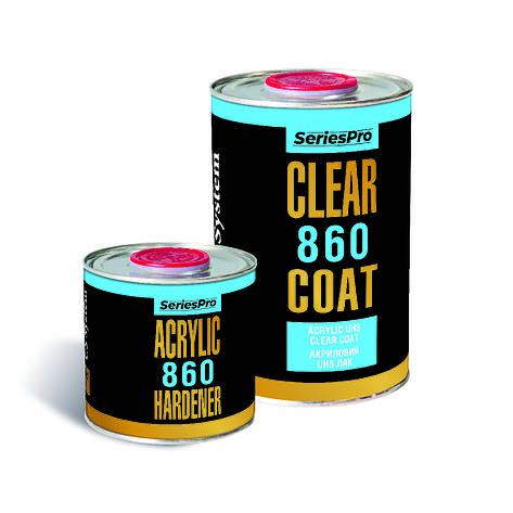 Лак акриловий автомобільний CS System SeriesPro Clear Coat UHS 860 комплект із затверджувачем 1,5 л, фото 1